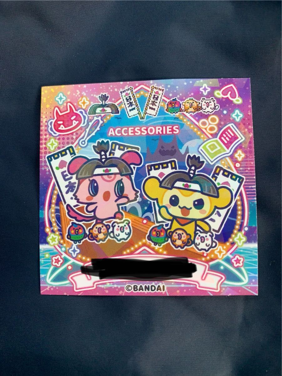 たまごっちユニ 特典 たまステッカー ももたろうコーデ コード未 たまごっちユニ 特典 たまステッカー ももたろうコーデ コード未