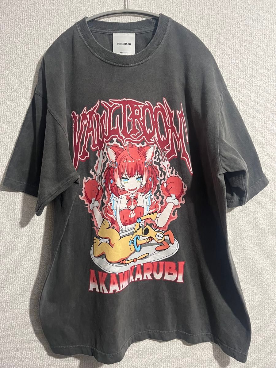 vaultroom AKAMI KARUBI TEE ボルトルーム 赤身かるび Tシャツ L vaultroom AKAMI KARUBI TEE ボルトルーム 赤身かるび Tシャツ L