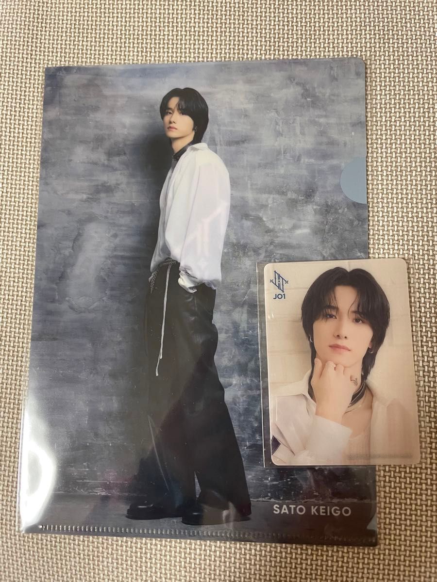 JO1 佐藤景瑚 BE CLASSIC 楽天 クリアファイル トレカ|Yahoo JO1 佐藤景瑚 BE CLASSIC 楽天 クリアファイル トレカ|Yahoo