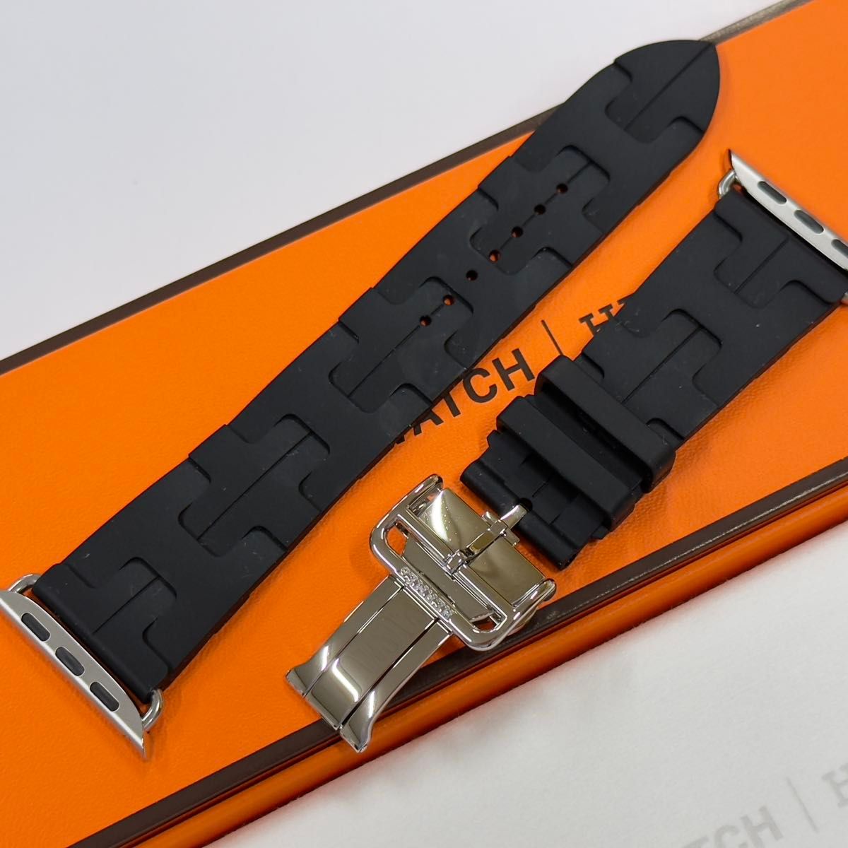 未使用 Series10 キリム Apple Watch Hermes 46mm 45mm ブラック 未使用 Series10 キリム Apple Watch Hermes 46mm 45mm ブラック