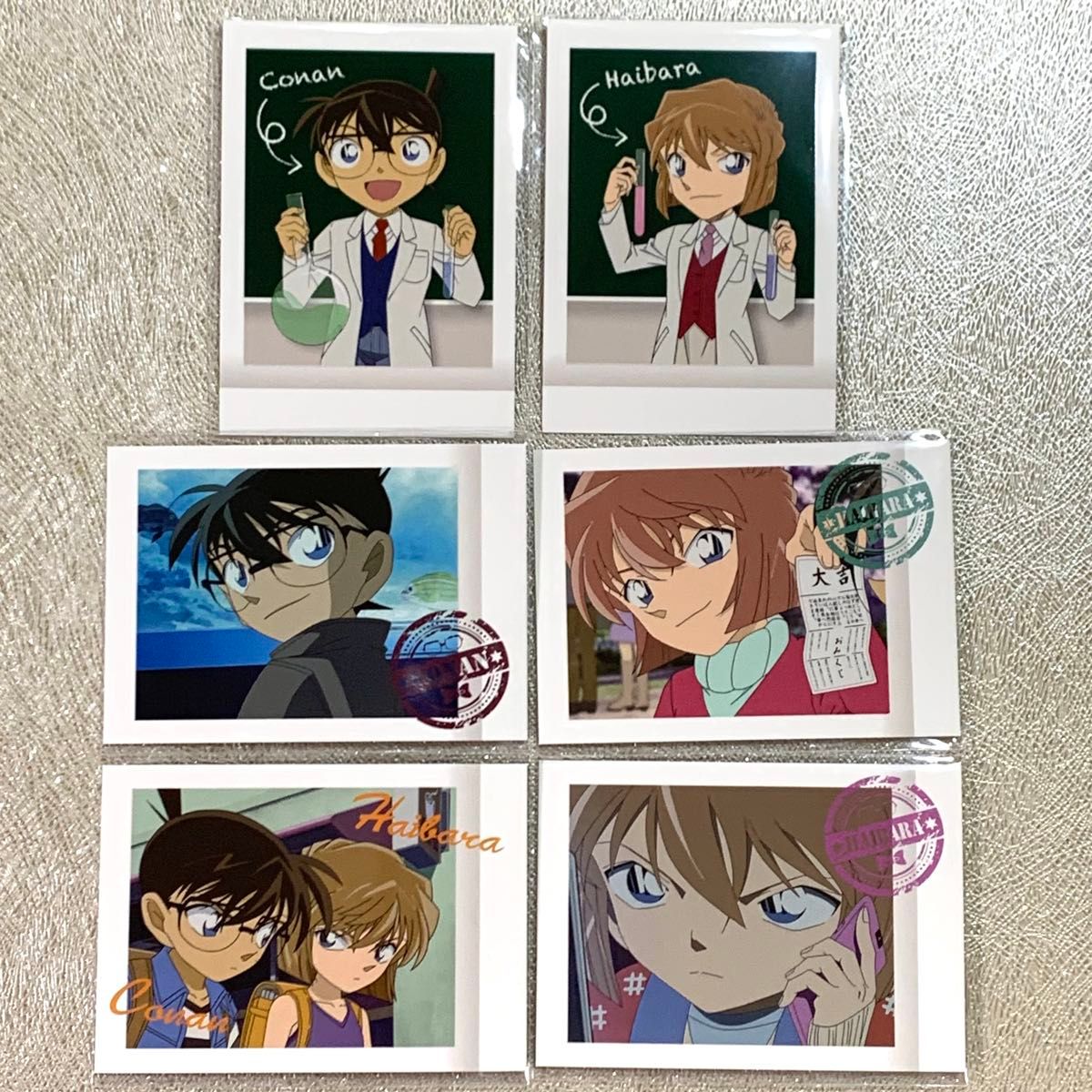 名探偵コナン ぱしゃこれ Vol 1 灰原哀&コナン 6枚セット 名探偵コナン ぱしゃこれ Vol 1 灰原哀&コナン 6枚セット