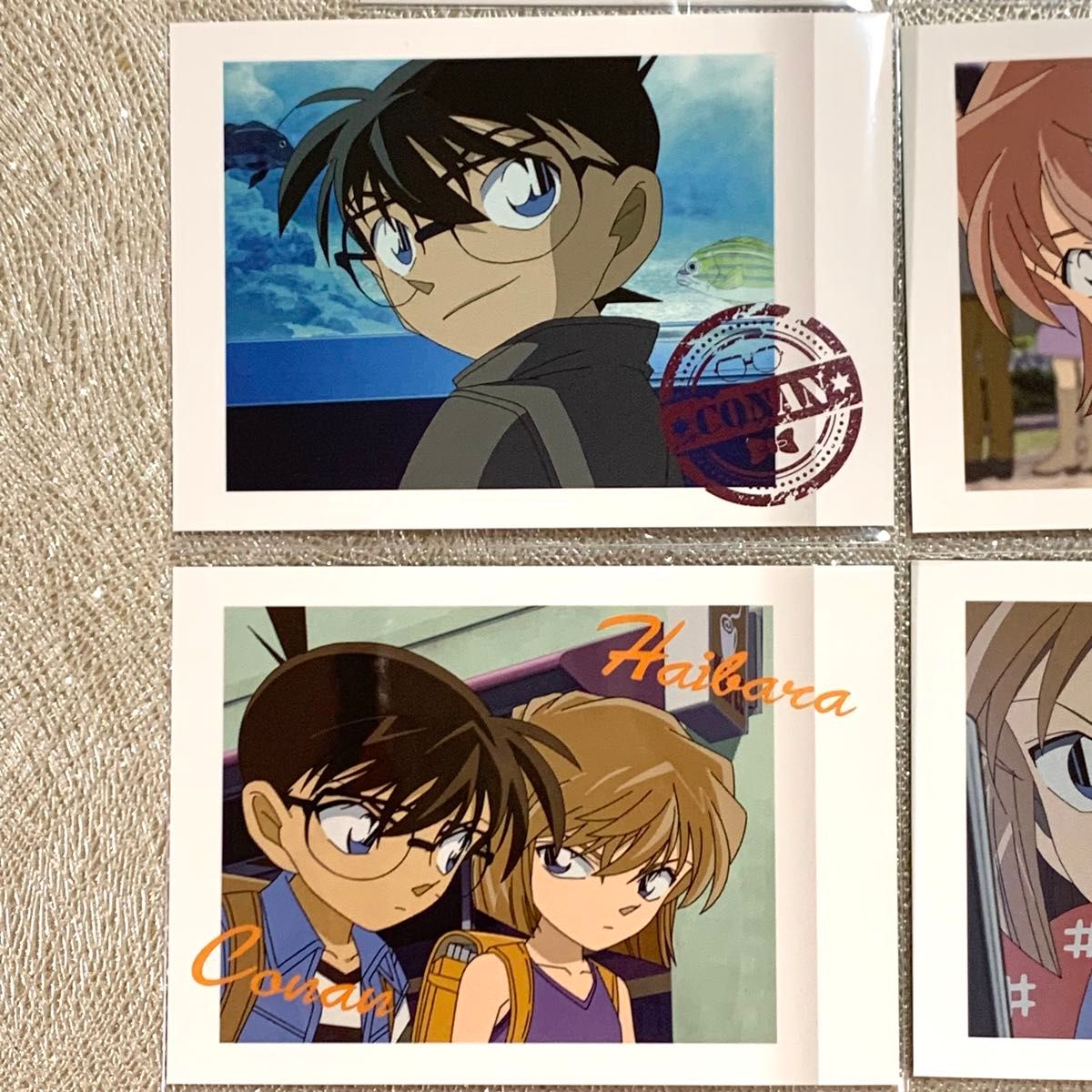 名探偵コナン ぱしゃこれ Vol 1 灰原哀＆コナン 6枚セット