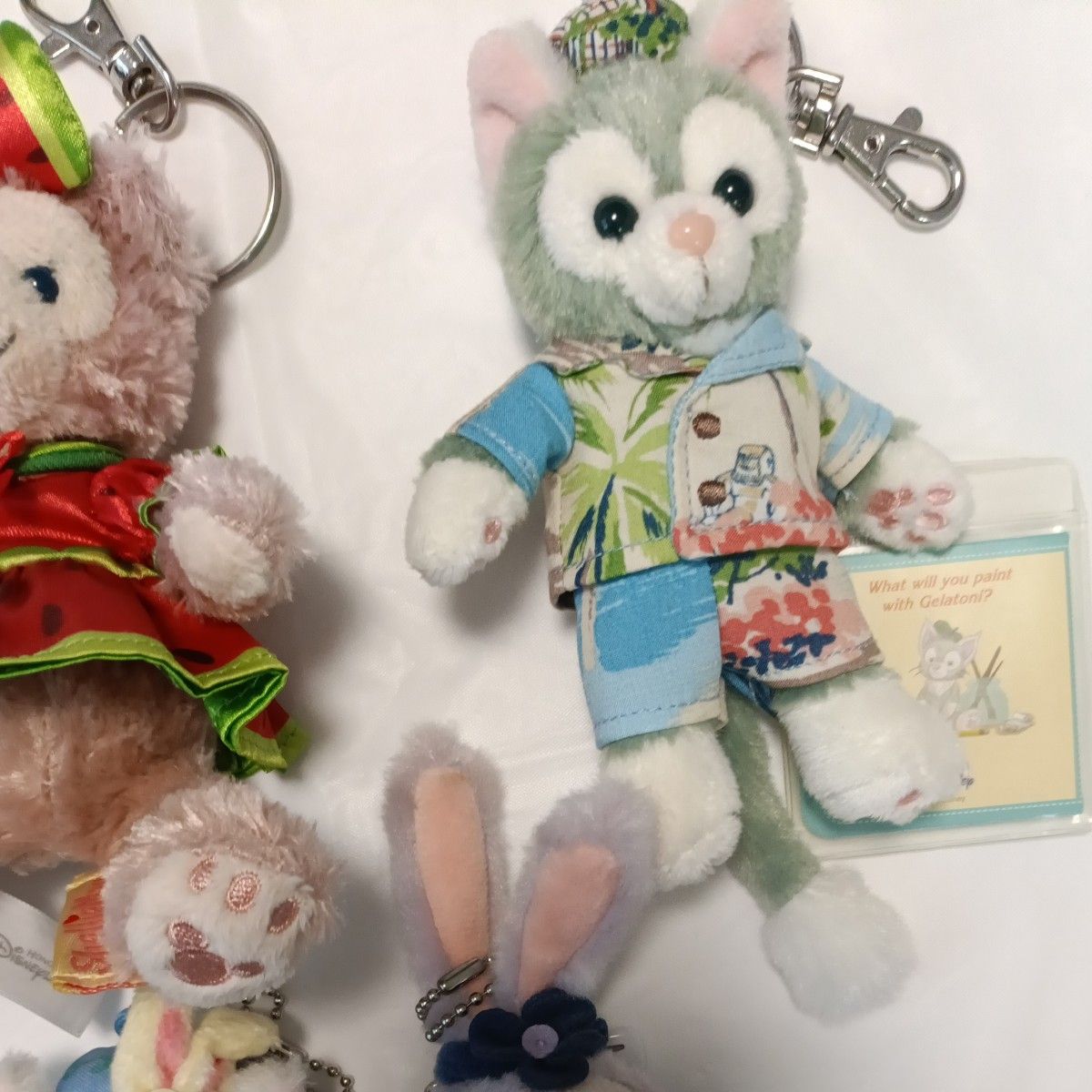 ぬいば ぬいぐるみバッジ シェリーメイ ダッフィー ストラップ ぬいば ぬいぐるみバッジ シェリーメイ ダッフィー ストラップ