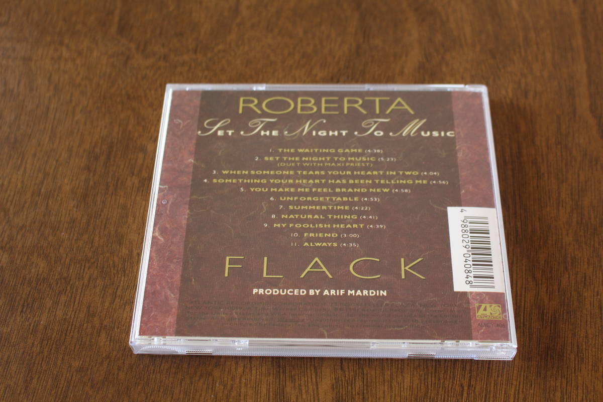 ■送料無料■SET THE NIGHT TO MUSIC■ROBERTA FLACK　ロバータフラック■