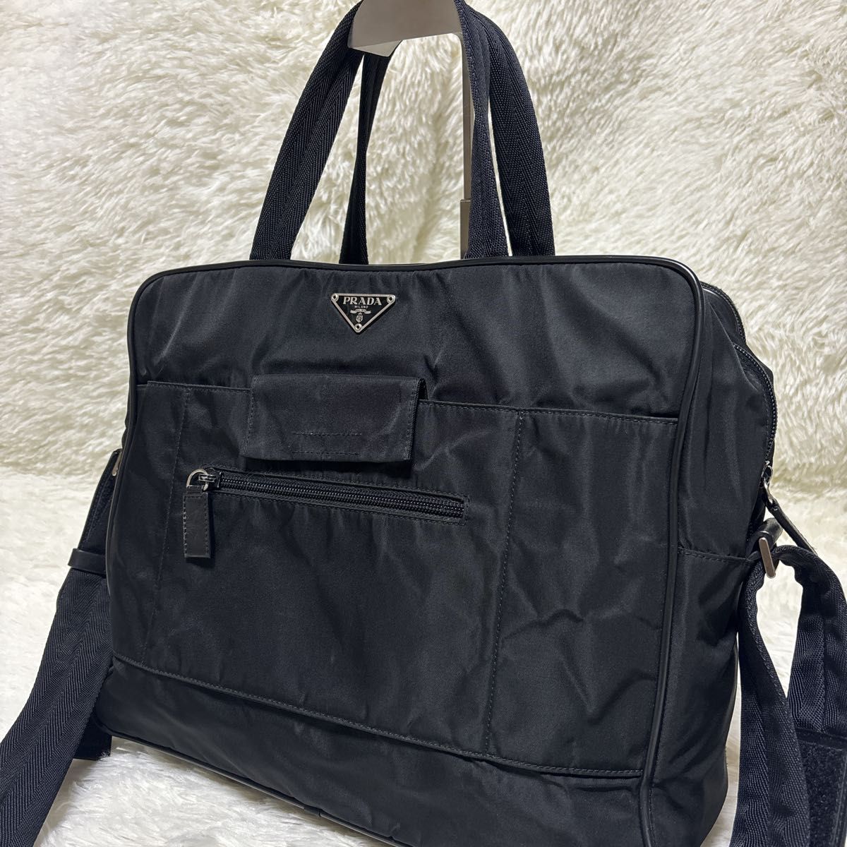 PRADA プラダ 2WAY ハンドバッグ ビジネスバッグ ブリーフケース PRADA プラダ 2WAY ハンドバッグ ビジネスバッグ ブリーフケース