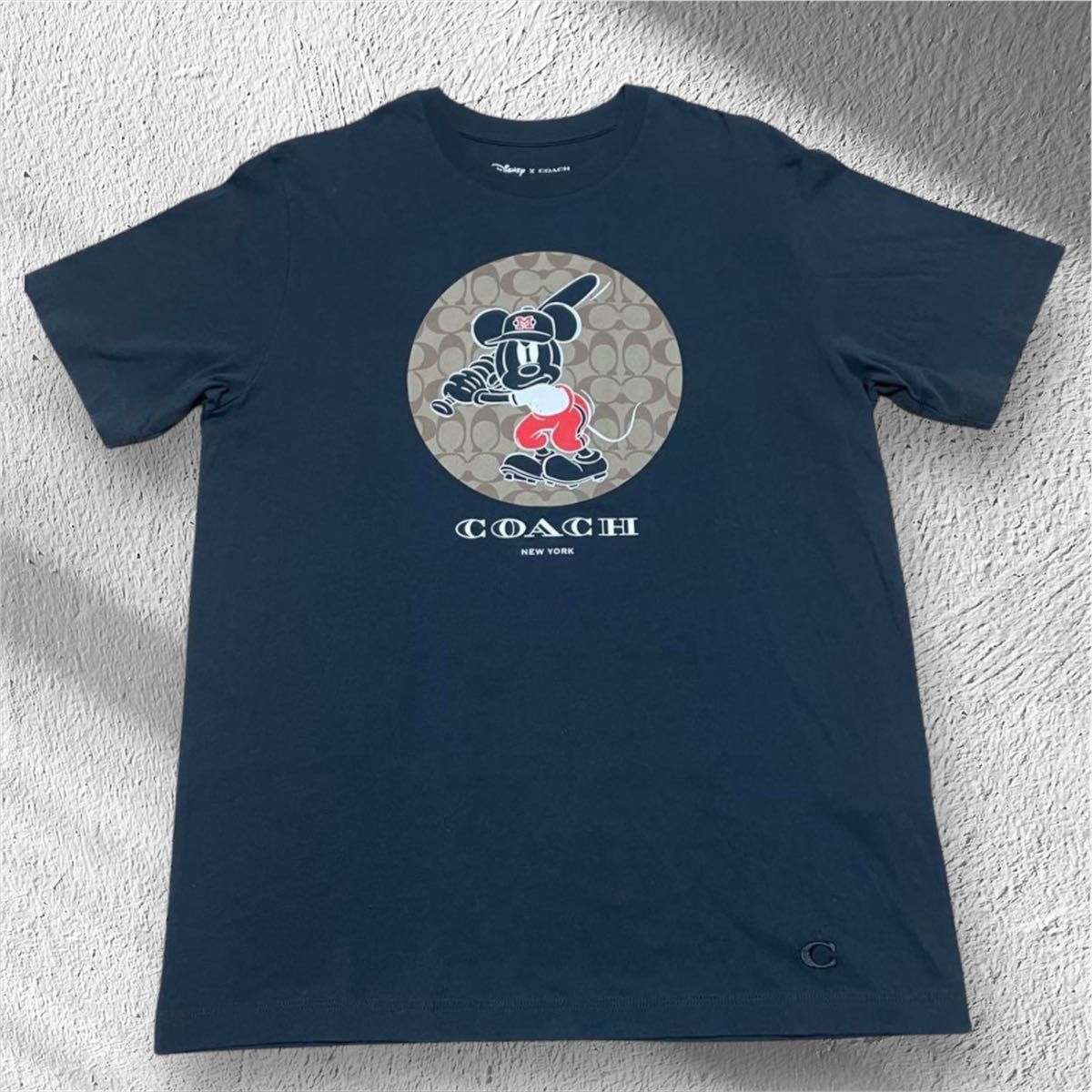 Disney×COACH ディズニー×コーチ コラボベースボールミッキー T Disney×COACH ディズニー×コーチ コラボベースボールミッキー T