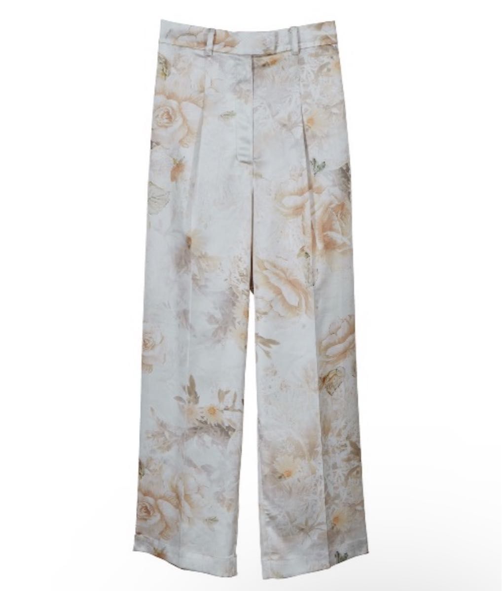 ameri vintage FLOWER SATIN PANTS パンツ アメリヴィンテージ ameri vintage FLOWER SATIN PANTS パンツ アメリヴィンテージ