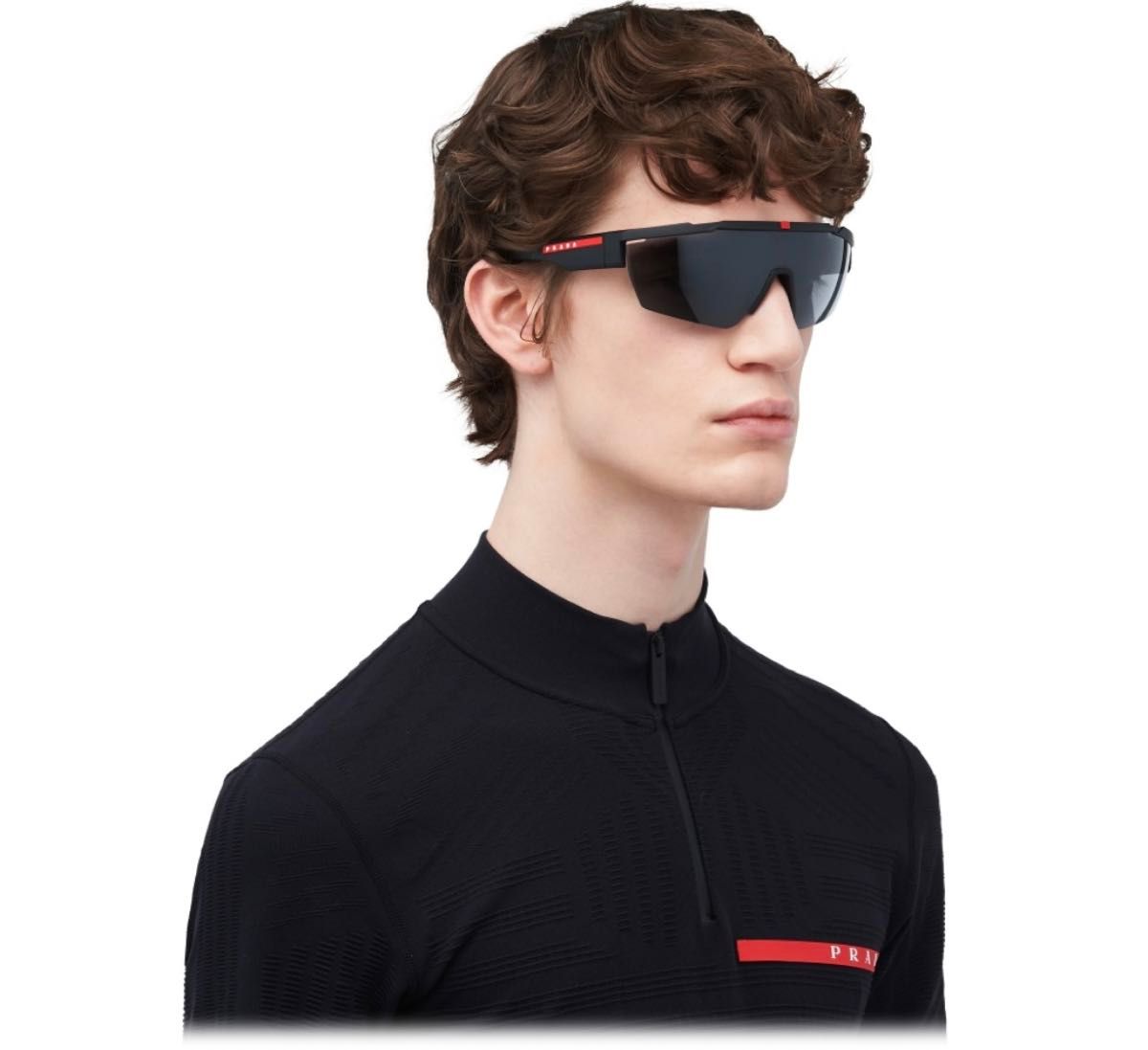 付属品完備】PRADA スポーツ サングラス ブラック/クリア|Yahoo 付属品完備】PRADA スポーツ サングラス ブラック/クリア|Yahoo