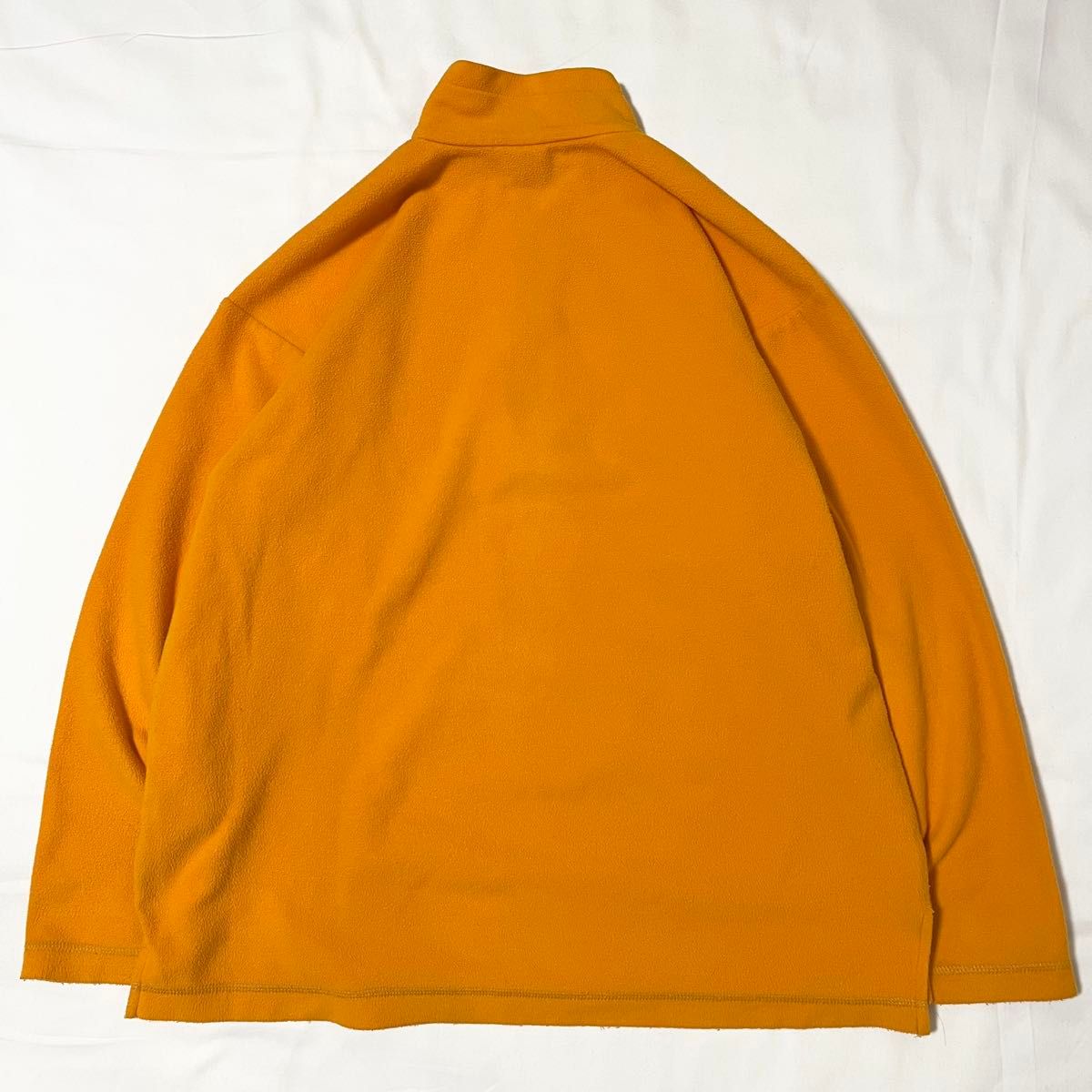 OLD Jack Wolfskin ハーフジップ フリース 刺繍 薄手 オレンジ OLD Jack Wolfskin ハーフジップ フリース 刺繍 薄手 オレンジ
