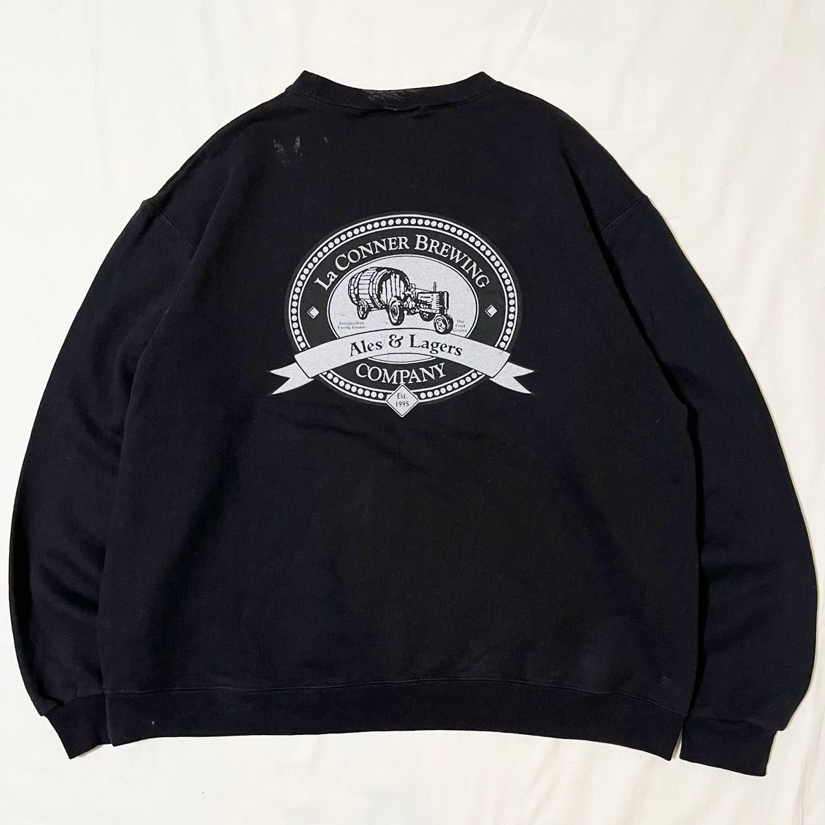 Champion チャンピオン スウェット バックプリント ブラック XL Champion チャンピオン スウェット バックプリント ブラック XL