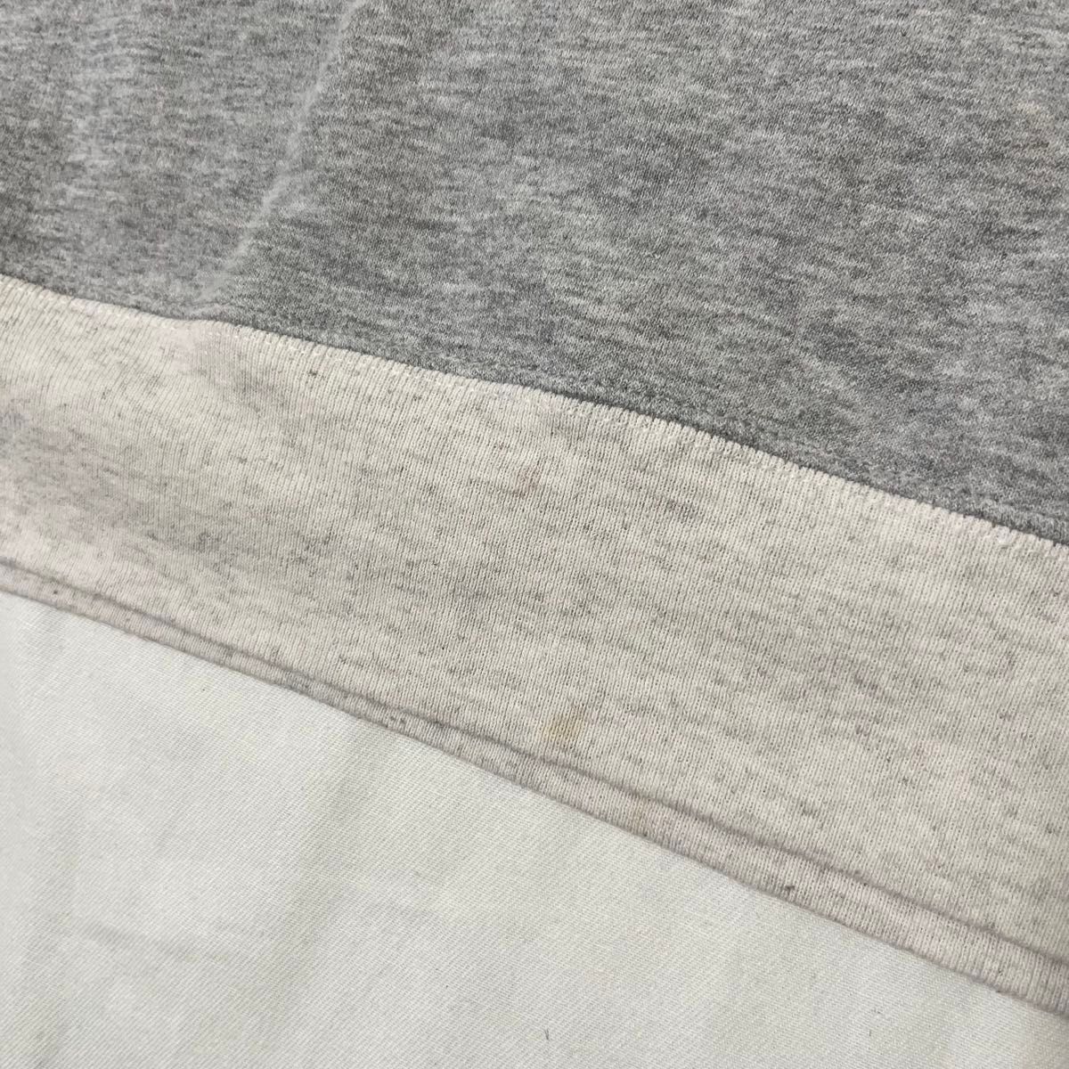Champion 刺繍 ビッグロゴ 2トーン デザインスウェット ユニ Champion 刺繍 ビッグロゴ 2トーン デザインスウェット ユニ