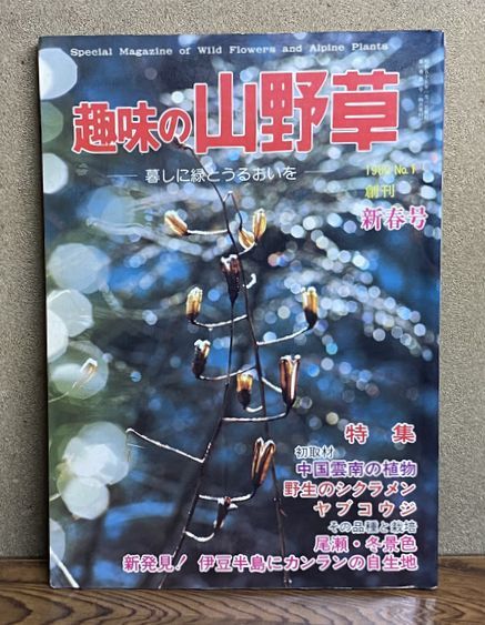 希少★趣味の山野草　1980　No.1　創刊　新春号_画像1