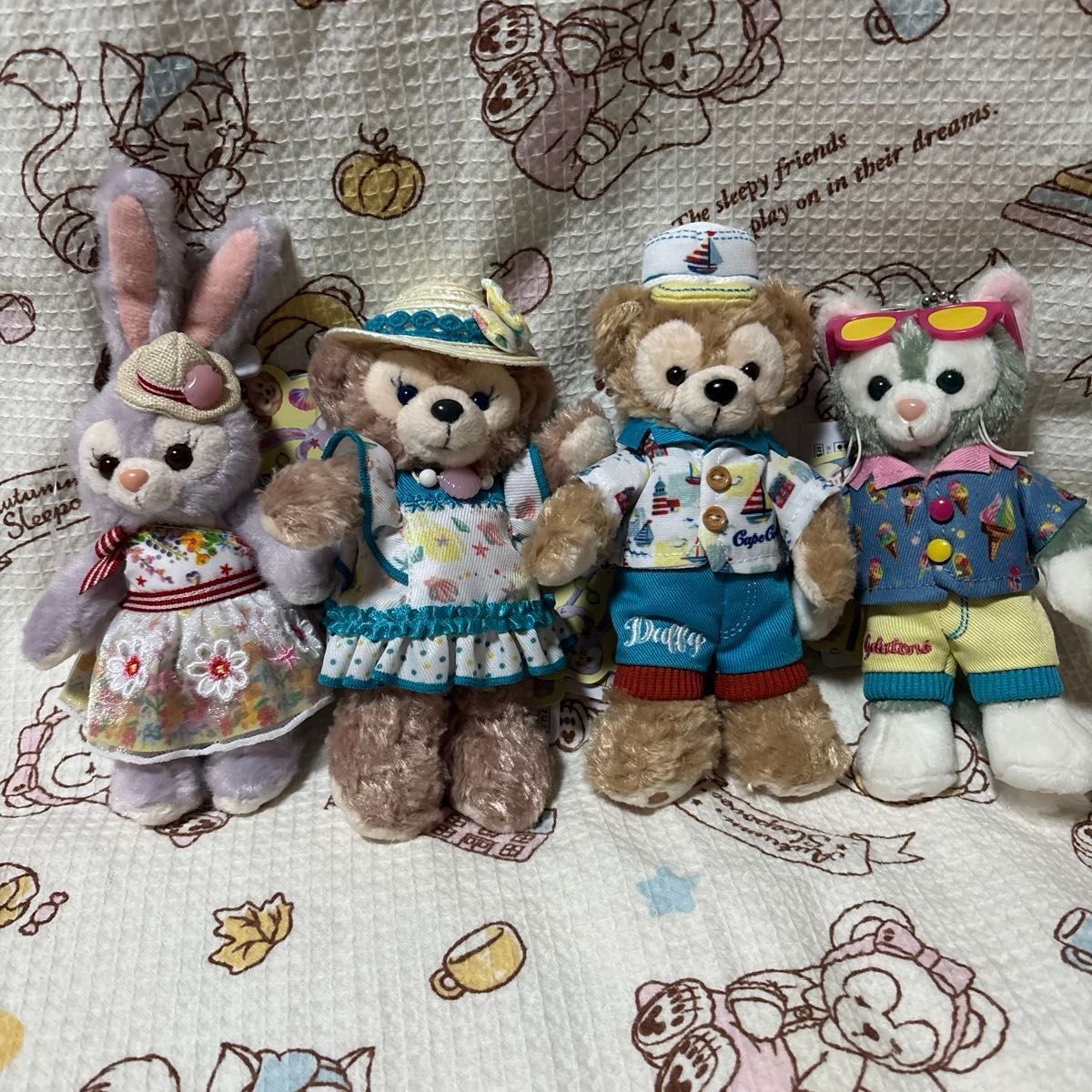 東京ディズニーシー サニーファン ぬいぐるみバッジ 3体セット ディズニーシー ダッフィー&フレンズ サニーファンぬいぐるみ