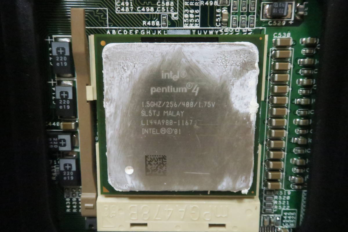 NEC G1AHC Socket478 マザーボード Pentium4 1.50GHz CPU付 VALUESTAR VC500/1 使用 動作品 ②_画像7