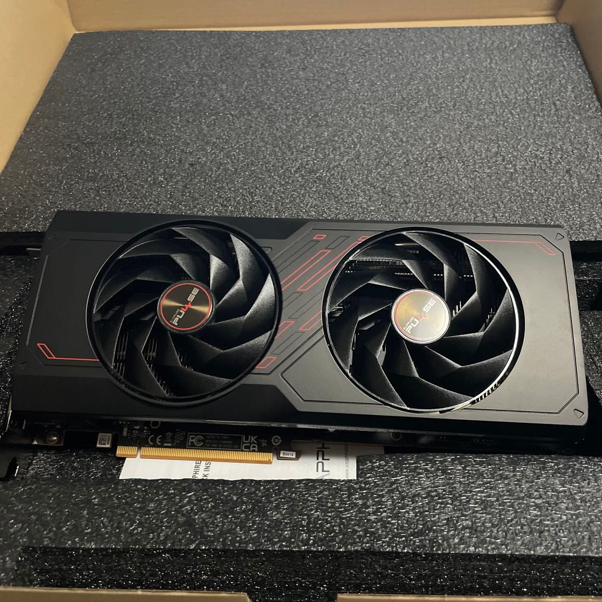 11330-02-20G [SAPPHIRE PULSE Radeon RX 7800 XT GAMING 16GB 11330-02-20G [SAPPHIRE PULSE Radeon RX 7800 XT GAMING 16GB