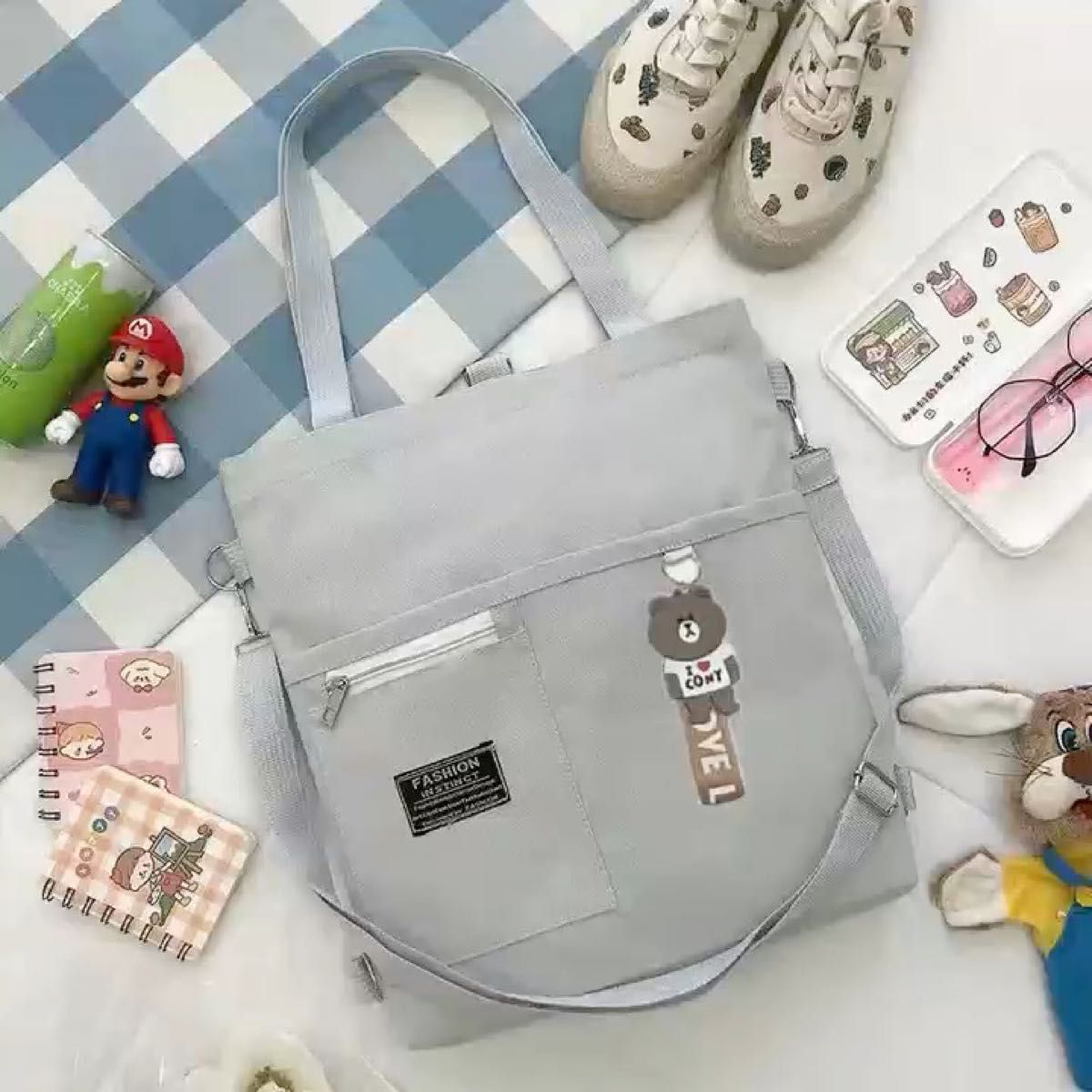 トートバッグ ショルダーバッグ ハンドバッグ A4 3way 帆布 軽量 キャンバス リュックサック レディース 通学通勤 肩がけ