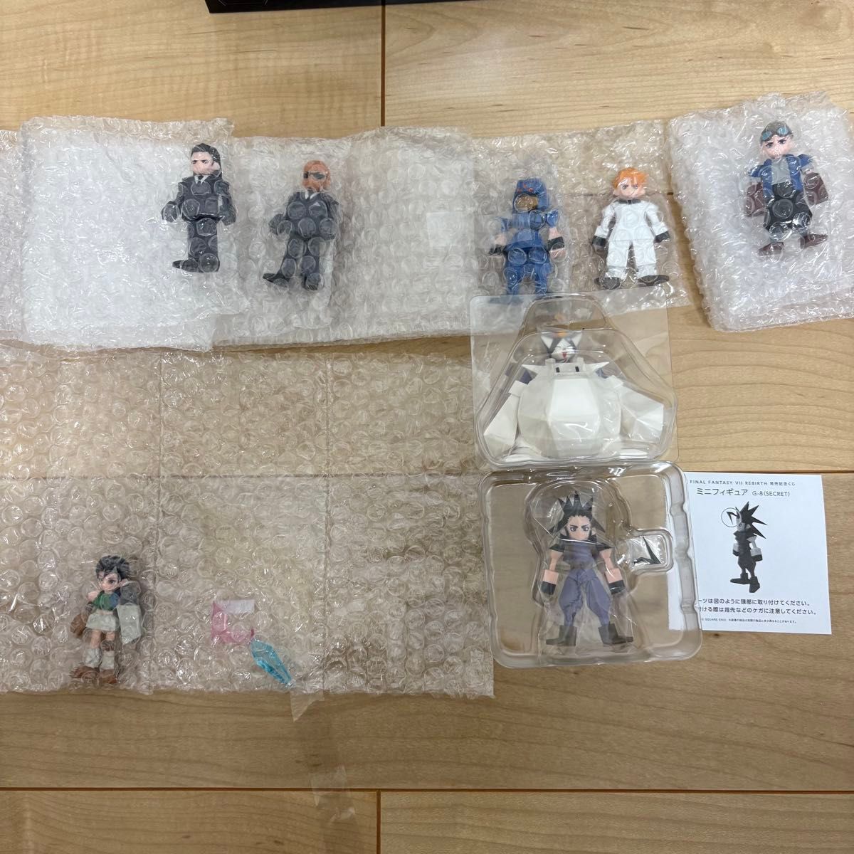 FF7リバース発売記念くじD賞G賞ミニフィギュア全種　コンプリート ファイナルファンタジー7