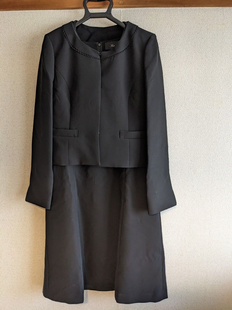AOKI レディース喪服 11号 セットアップ ワンピース 喪服 黒 AOKI レディース喪服 11号 セットアップ ワンピース 喪服 黒