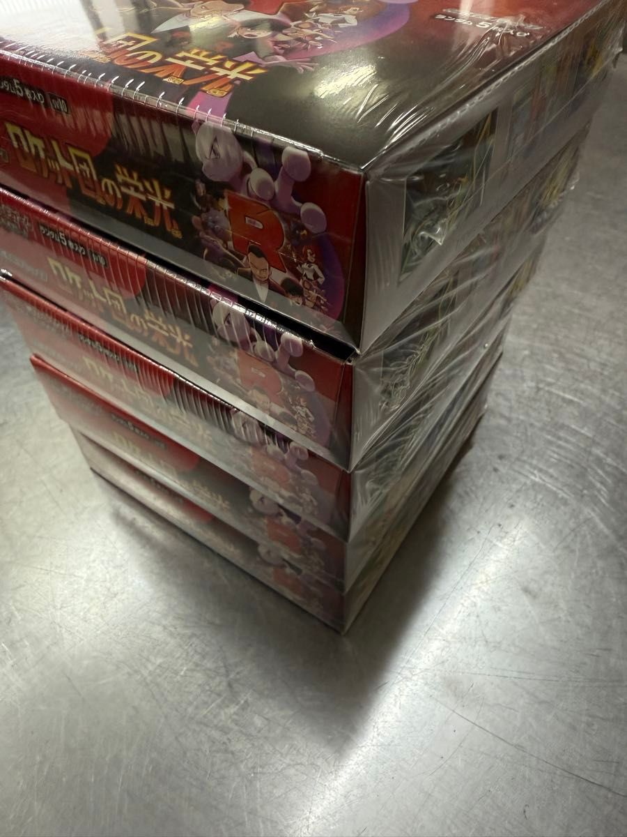 ロケット団の栄光 5BOX ポケモンカード 未開封 シュリンク付き ロケット団の栄光 5BOX ポケモンカード 未開封 シュリンク付き