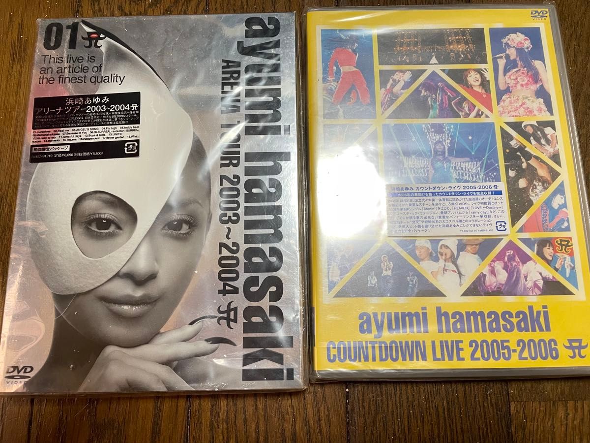 浜崎あゆみ DVD 2点セット ARENA TOUR 2003〜2004 COUNTDOWN 浜崎あゆみ DVD 2点セット ARENA TOUR 2003〜2004 COUNTDOWN
