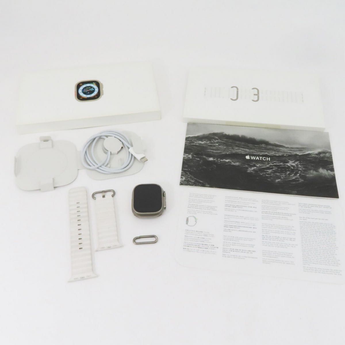 Apple Watch Ultra 49mm GPS + Cellular チタニウム MNHF3J/A Apple Watch Ultra 49mm GPS + Cellular チタニウム MNHF3J/A