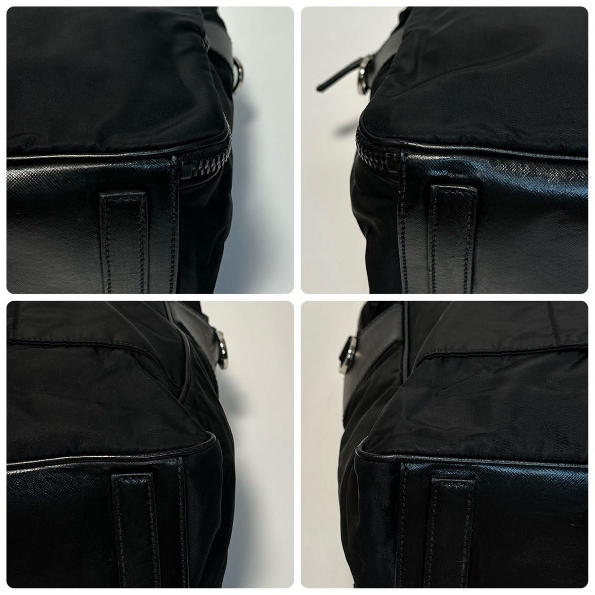 m29【美品】近年モデル プラダ 三角ロゴ ブラック2way ビジネス m29【美品】近年モデル プラダ 三角ロゴ ブラック2way ビジネス
