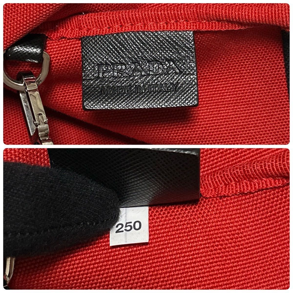 m30【美品】プラダ 三角ロゴ キャンバス ブラック モンキー m30【美品】プラダ 三角ロゴ キャンバス ブラック モンキー