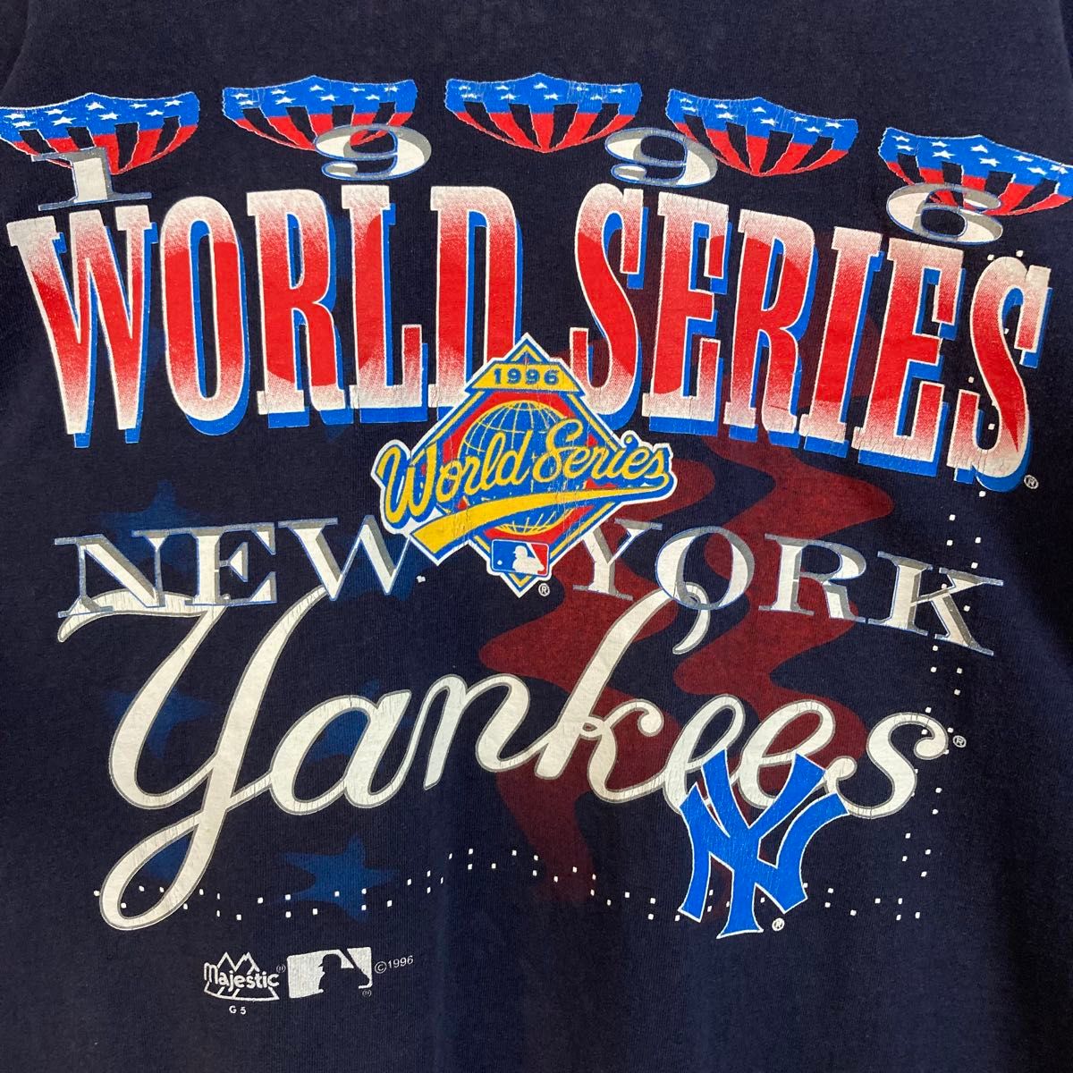 激レアMLBTee 90s USA製 Tシャツ NYヤンキース ワールドシリーズ 激レアMLBTee 90s USA製 Tシャツ NYヤンキース ワールドシリーズ