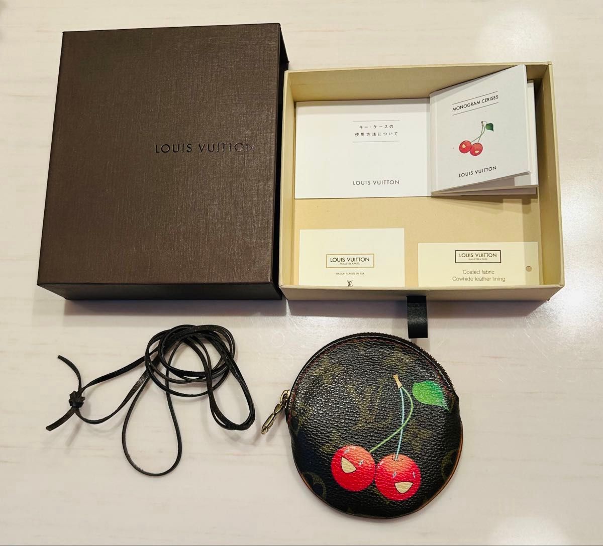 LOUIS VUITTON コインケース さくらんぼ ルイヴィトン 村上隆 LOUIS VUITTON コインケース さくらんぼ ルイヴィトン 村上隆