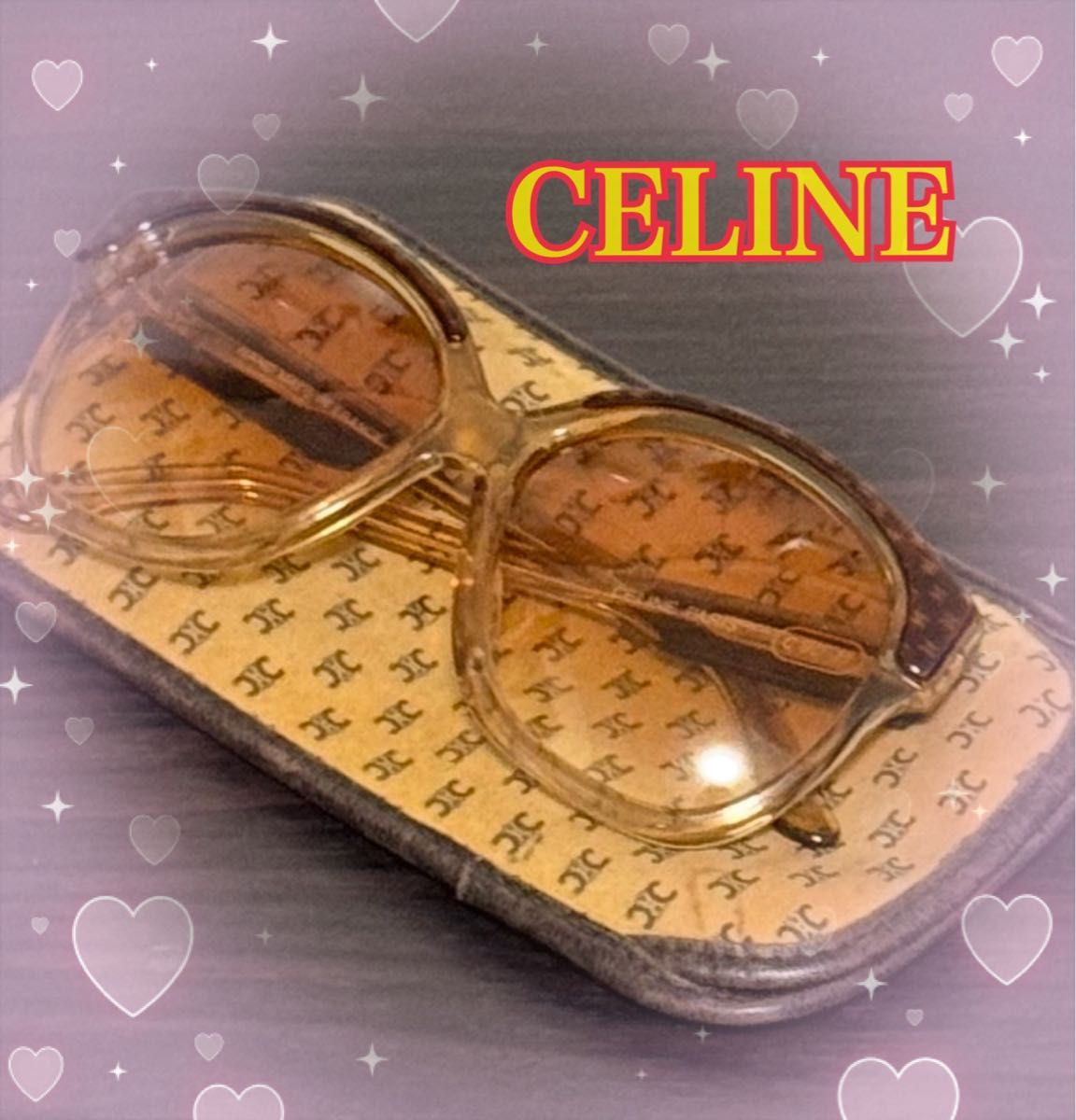 美品 CELINE サングラス 専用ケース付きセリーヌ正規品