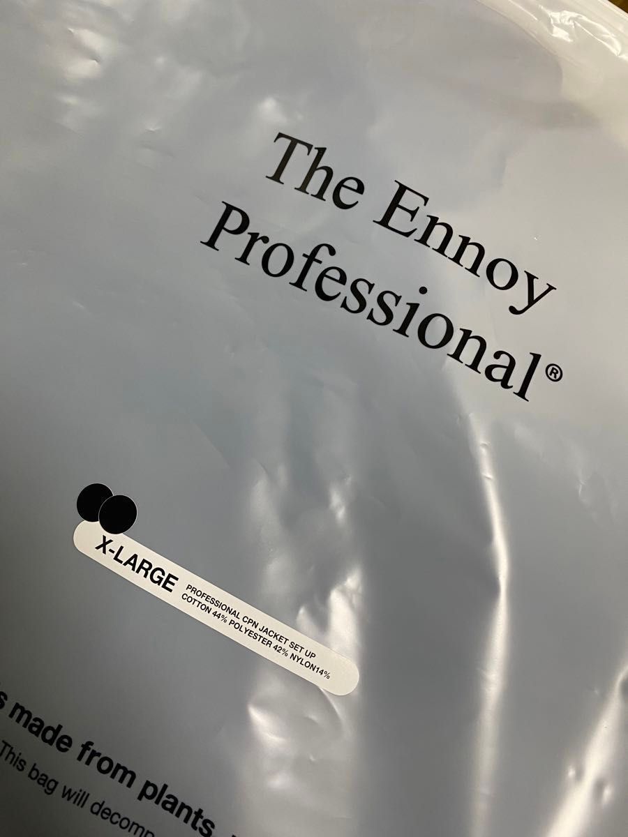 ennoy エンノイ PROFESSIONAL CPN JACKET SET UP (BLACK × BLACK ennoy エンノイ PROFESSIONAL CPN JACKET SET UP (BLACK × BLACK