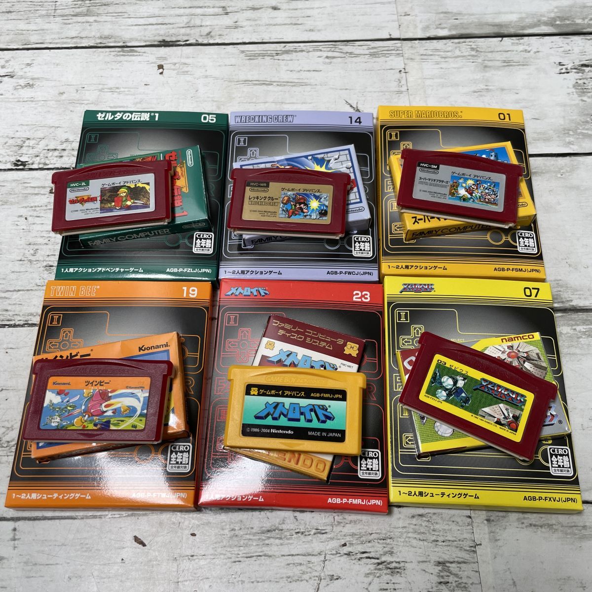 6r82 ゲームボーイ アドバンス ソフト6本セット ファミコンミニ 6r82 ゲームボーイ アドバンス ソフト6本セット ファミコンミニ