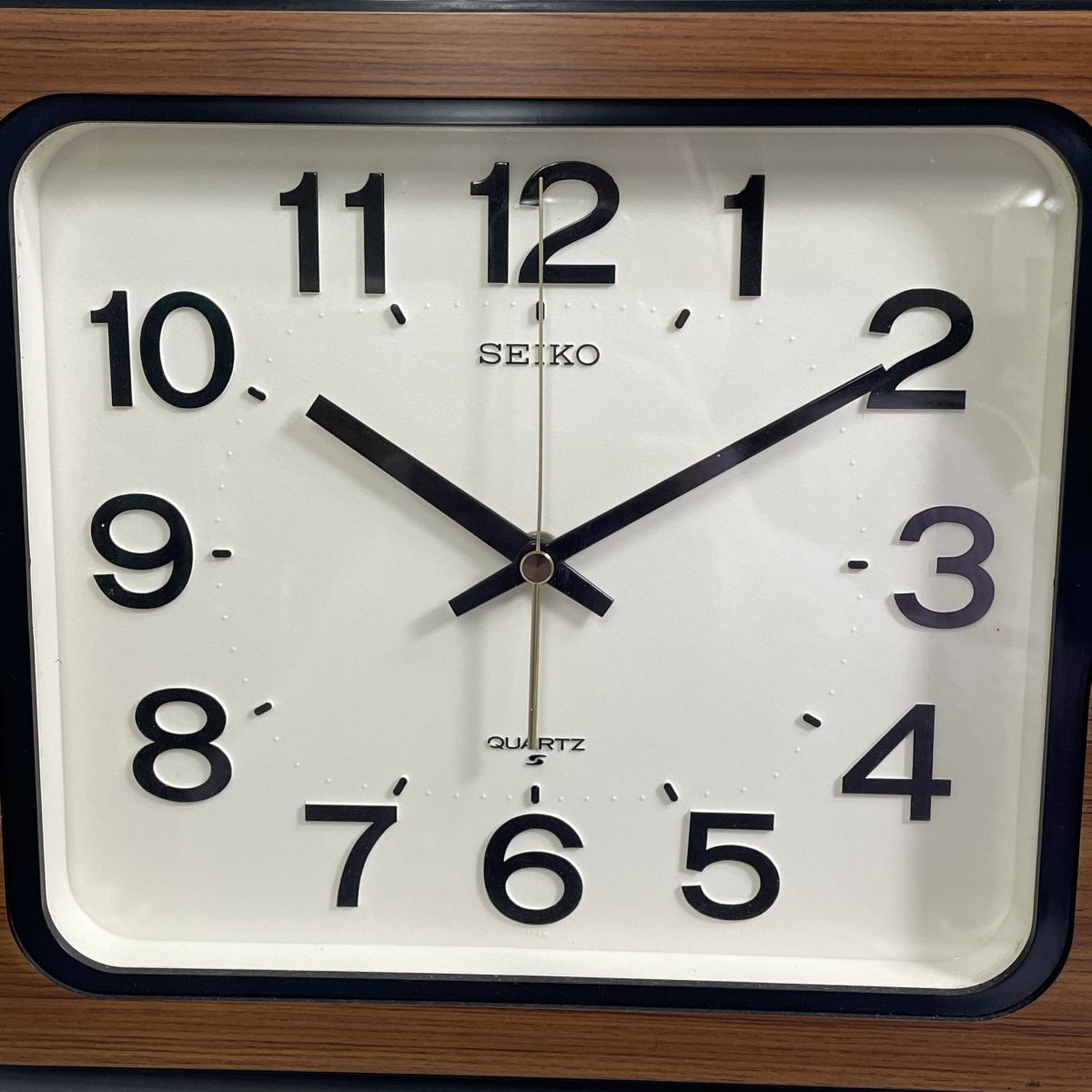 10b125 SEIKO 水晶時計 クォーツ スクエア ミッドセンチュリー 10b125 SEIKO 水晶時計 クォーツ スクエア ミッドセンチュリー