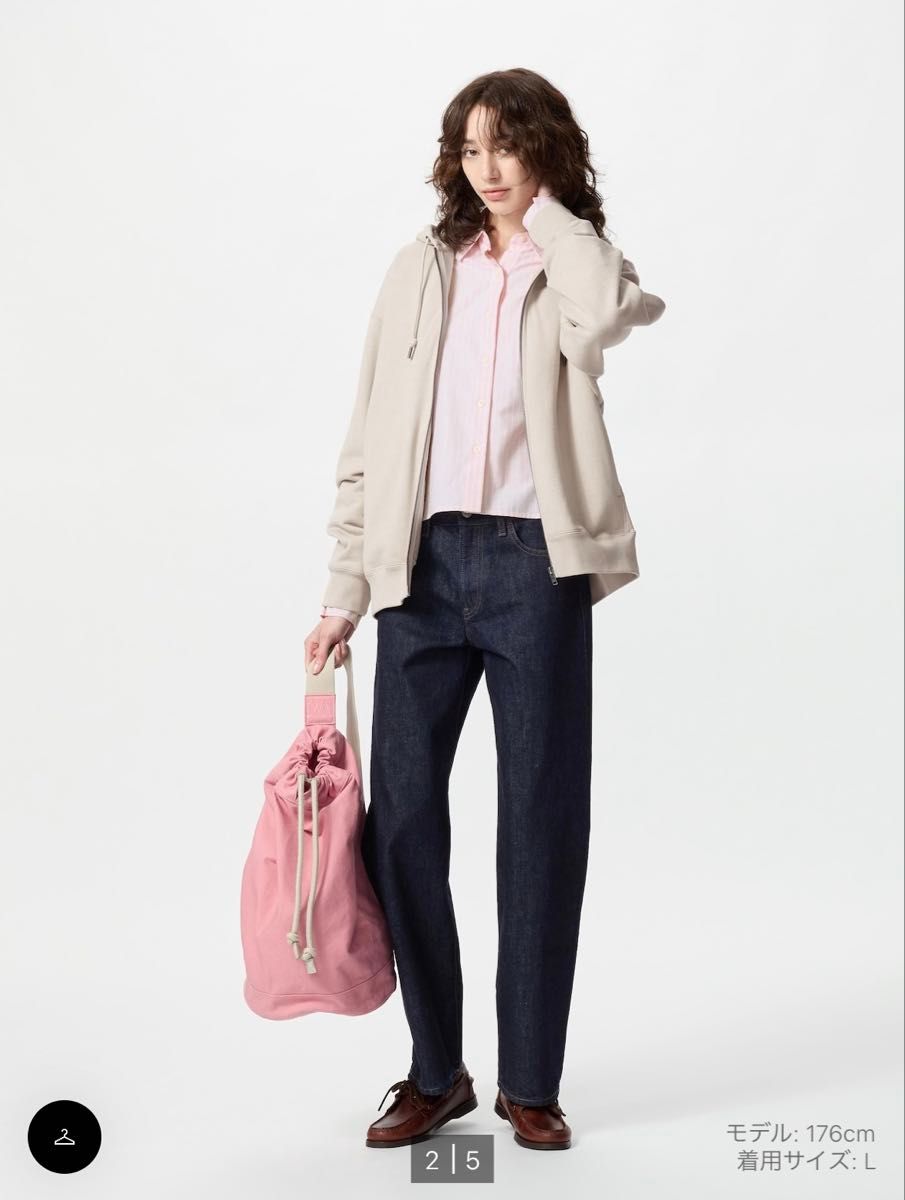 ユニクロ JW ANDERSON スウェットオーバーサイズフルジップ ユニクロ JW ANDERSON スウェットオーバーサイズフルジップ