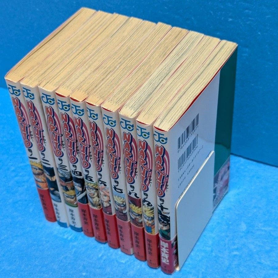 希少・初版】NARUTO ナルト 1巻〜10巻 帯付き コミックニュース 希少・初版】NARUTO ナルト 1巻〜10巻 帯付き コミックニュース