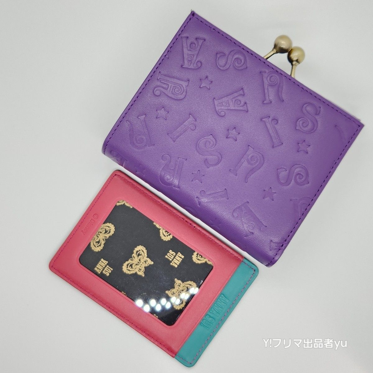 新品 ANNA SUI ディズニー DISCO がま口 折り 財布 パープル 紫 新品 ANNA SUI ディズニー DISCO がま口 折り 財布 パープル 紫