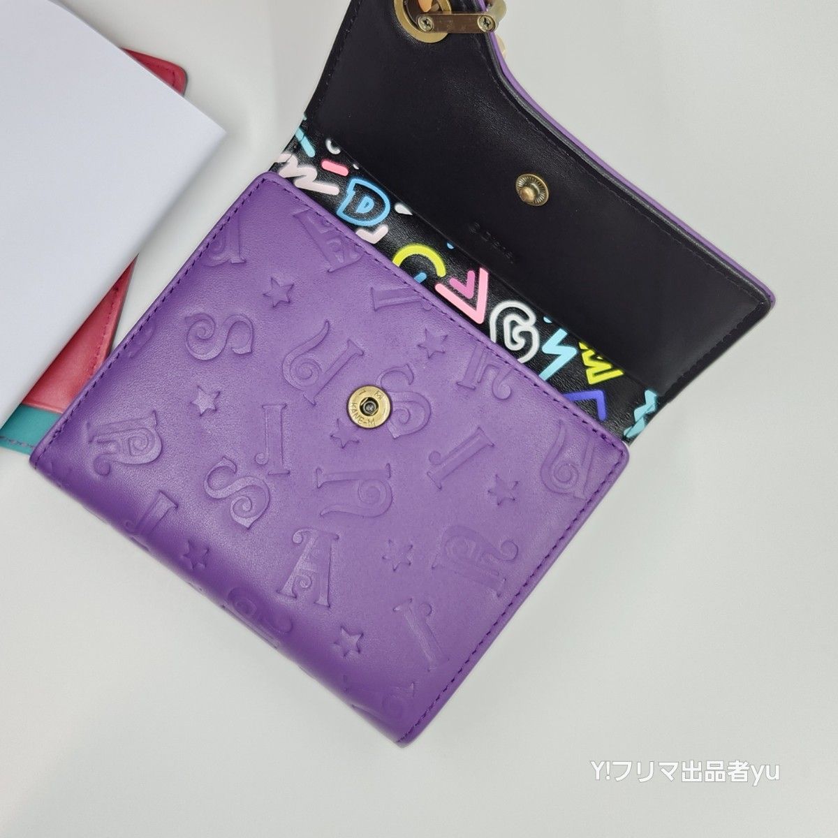 新品 ANNA SUI ディズニー DISCO がま口 折り 財布 パープル 紫 新品 ANNA SUI ディズニー DISCO がま口 折り 財布 パープル 紫