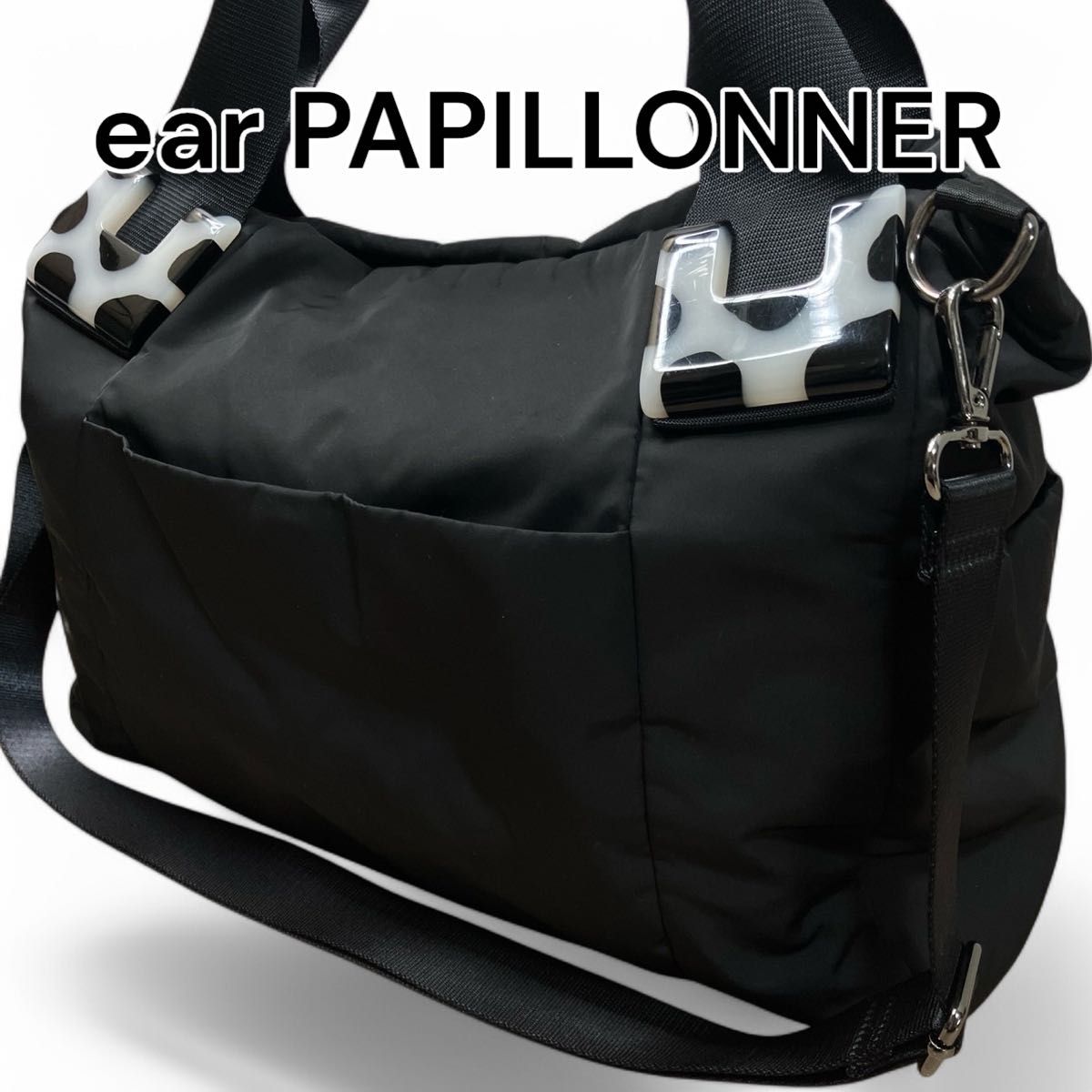 ear PAPILLONNER イアパピヨネ 2way トートバッグ 樹脂 ear PAPILLONNER イアパピヨネ 2way トートバッグ 樹脂