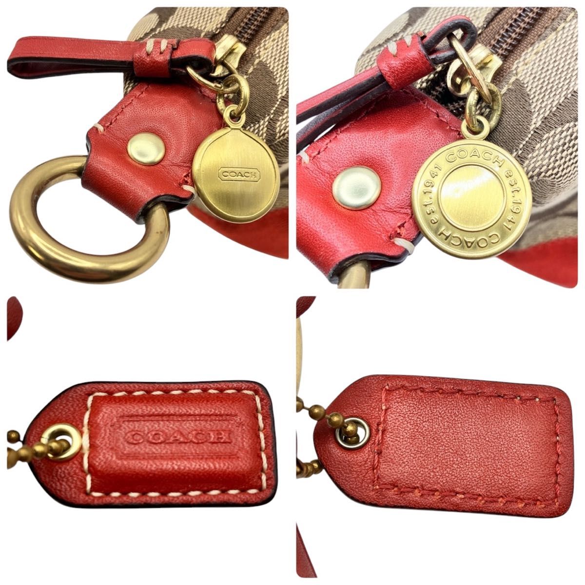 COACH コーチ ハンドバッグ コスメポーチ ワンショルダーバッグ COACH コーチ ハンドバッグ コスメポーチ ワンショルダーバッグ