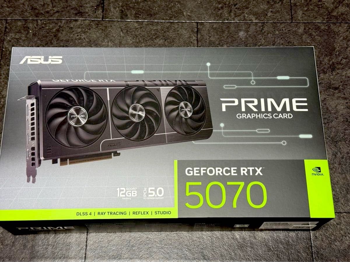新品未開封 ASUS PRIME-RTX5070-12G グラフィックボード|Yahoo 新品未開封 ASUS PRIME-RTX5070-12G グラフィックボード|Yahoo
