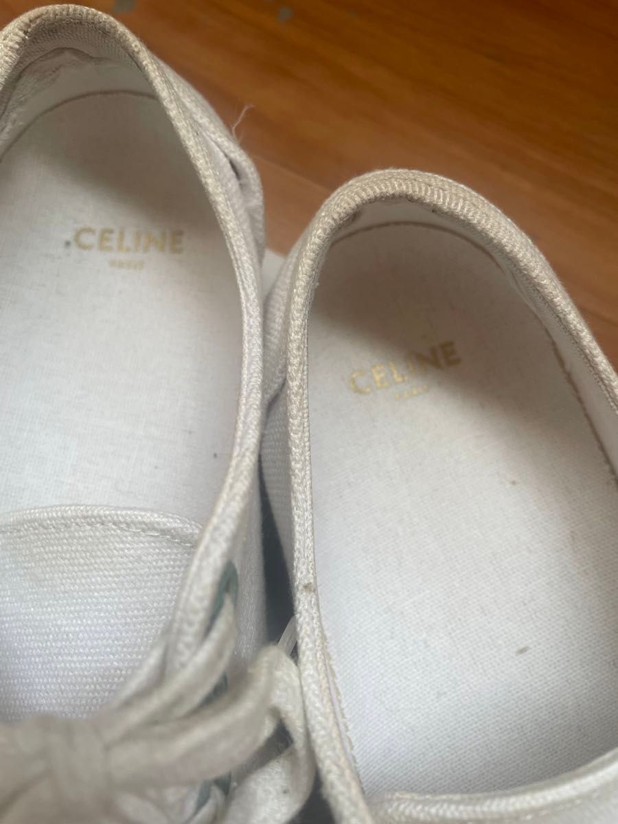 CELINE ジェーンレースアップロースニーカー ホワイト 35|Yahoo CELINE ジェーンレースアップロースニーカー ホワイト 35|Yahoo