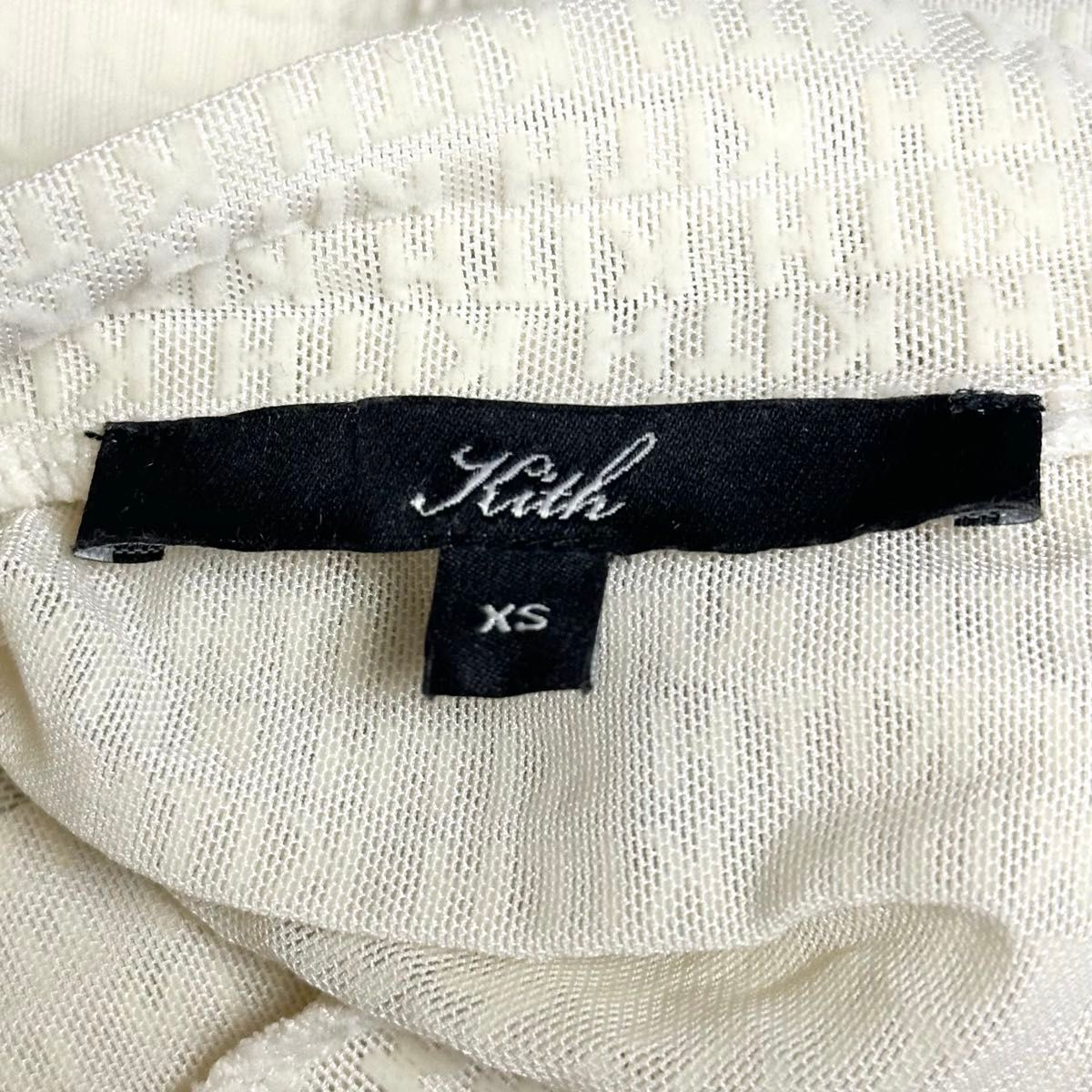 KITH / モノグラム メッシュ ロングスリーブTシャツ シースルー KITH / モノグラム メッシュ ロングスリーブTシャツ シースルー