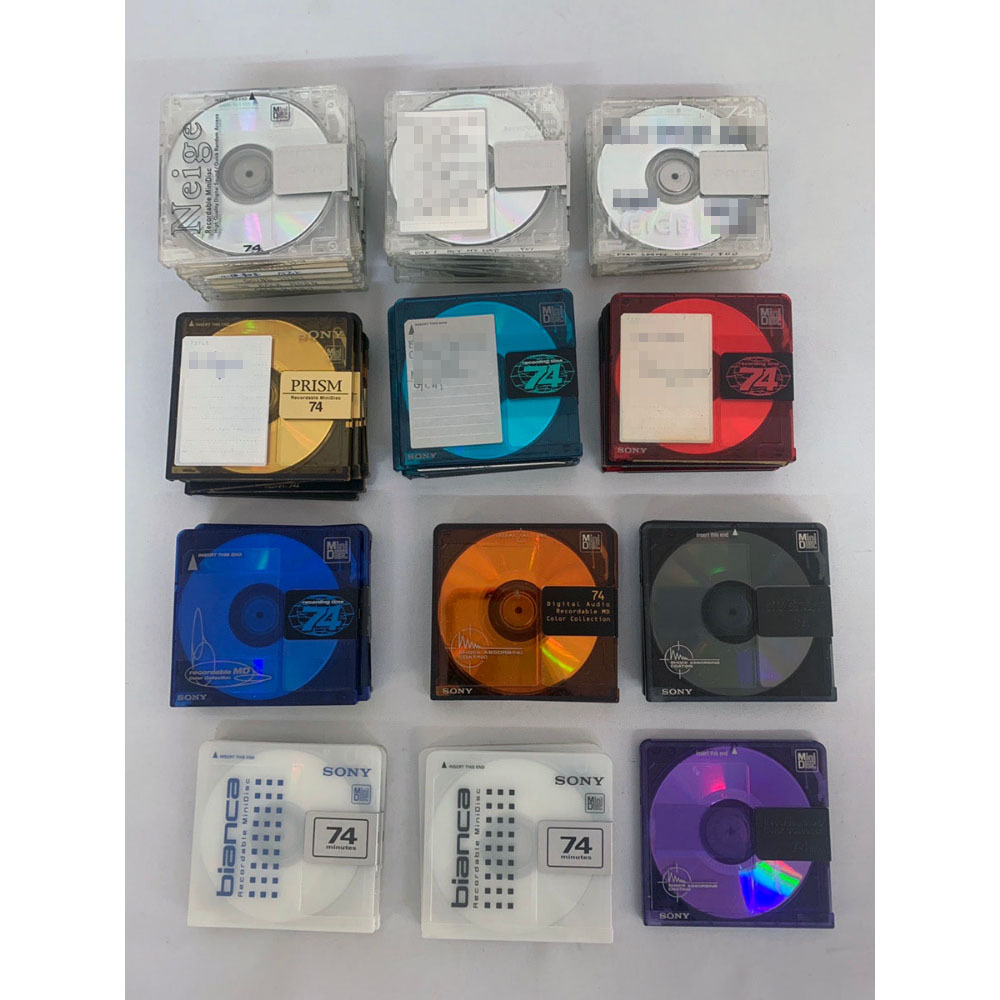 Sony MD 録音済み まとめ売り MiniDisc 50枚 使用済み ソニー Sony MD 録音済み まとめ売り MiniDisc 50枚 使用済み ソニー