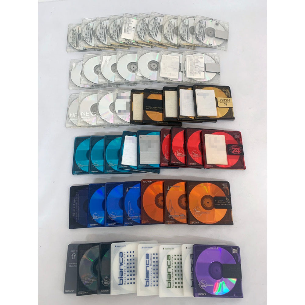 Sony MD 録音済み まとめ売り MiniDisc 50枚 使用済み ソニー Sony MD 録音済み まとめ売り MiniDisc 50枚 使用済み ソニー