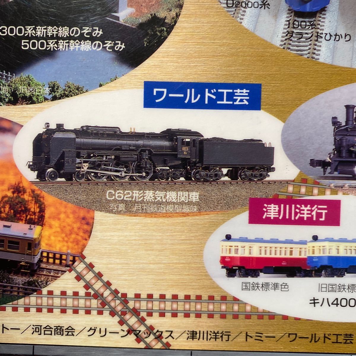 第20回　鉄道模型ショウ98 下敷き　鉄道グッズ コレクション レア 貴重 希少_画像5
