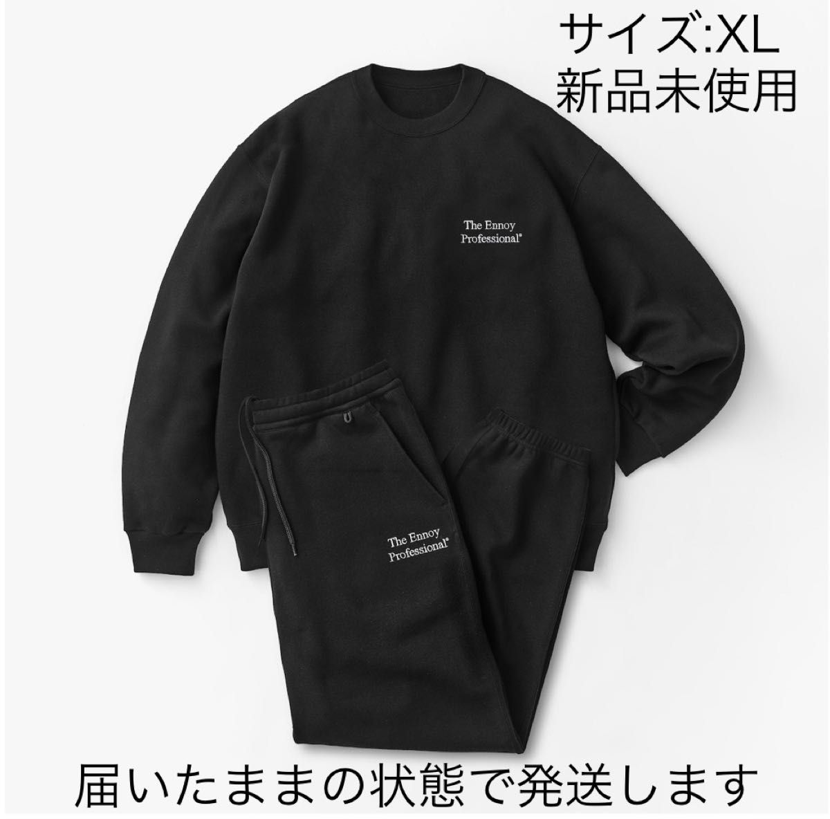 ENNOY エンノイ/スウェットセットアップ/(BLACK × WHITE)/サイズ ENNOY エンノイ/スウェットセットアップ/(BLACK × WHITE)/サイズ