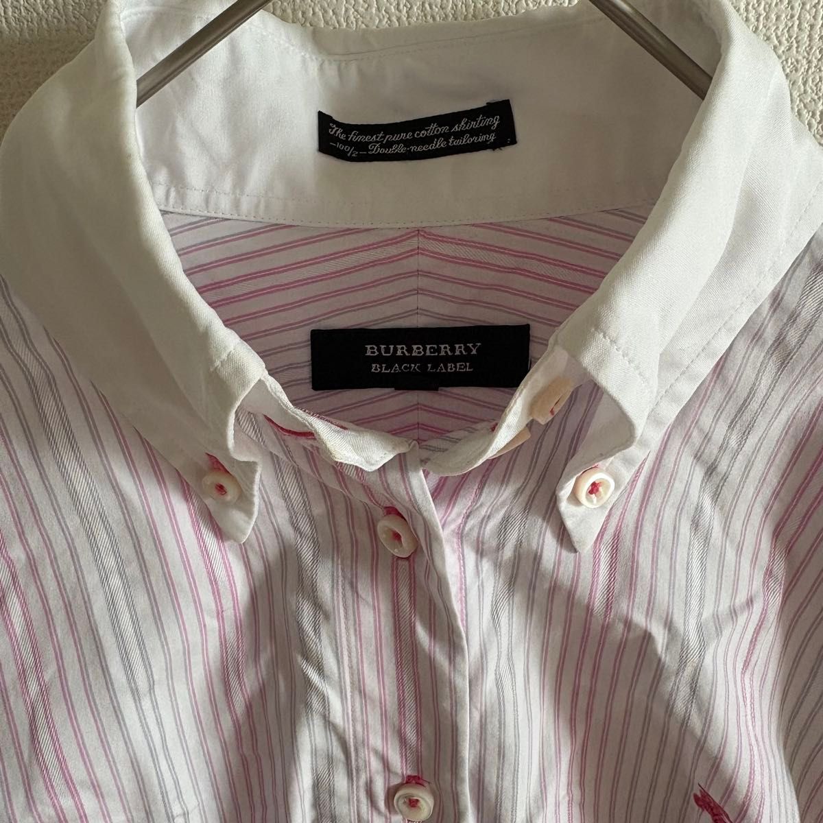 BURBERRY BLACK LABEL ストライプシャツ 36 ピンク|Yahoo BURBERRY BLACK LABEL ストライプシャツ 36 ピンク|Yahoo