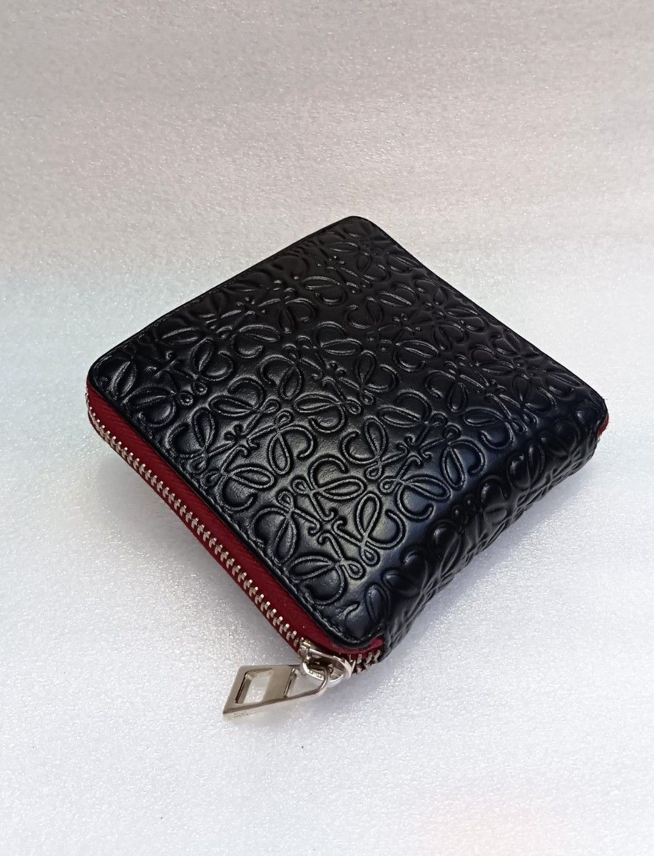 LOEWE ロエベ レザーウォレット 財布 折り財布 アナグラム LOEWE ロエベ レザーウォレット 財布 折り財布 アナグラム