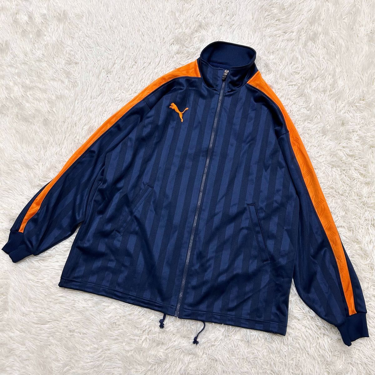 PUMA プーマ ジャージ トラックジャケット オレンジ Y2K 古着 PUMA プーマ ジャージ トラックジャケット オレンジ Y2K 古着