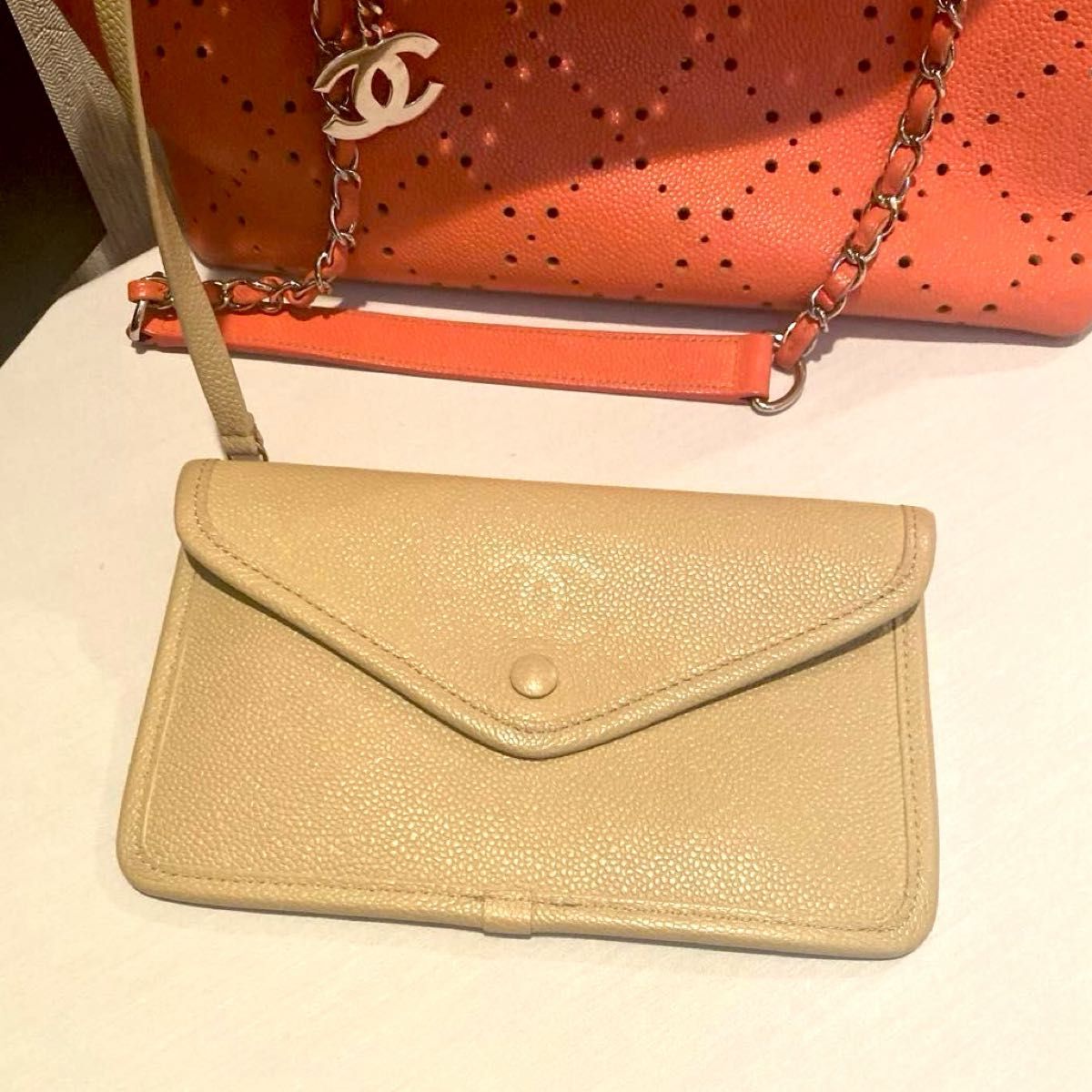 極美品 CHANEL パンチング チェーンショルダーバッグ|Yahoo 極美品 CHANEL パンチング チェーンショルダーバッグ|Yahoo